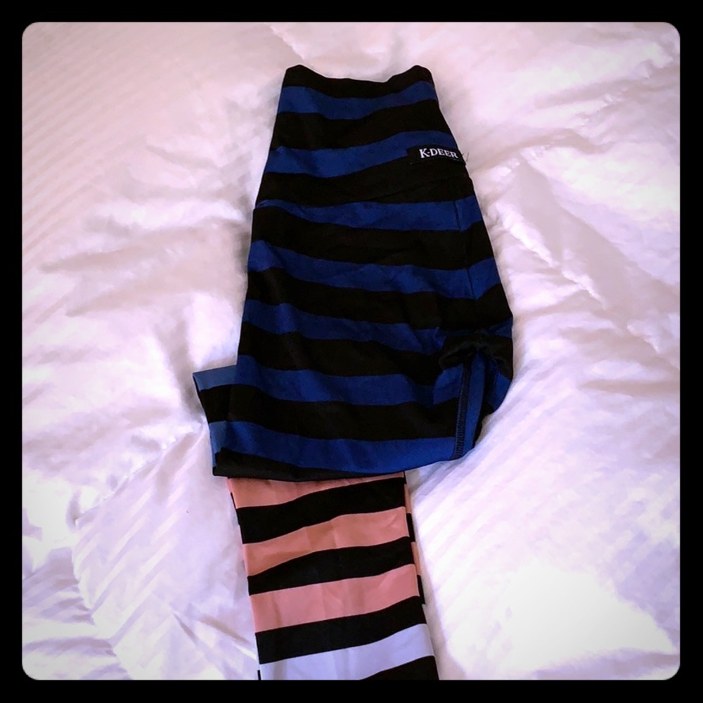 K-deer Striped leggings